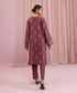 Womens Eid Pret Mauve Embroidered Cotton Silk Two Piece Suit